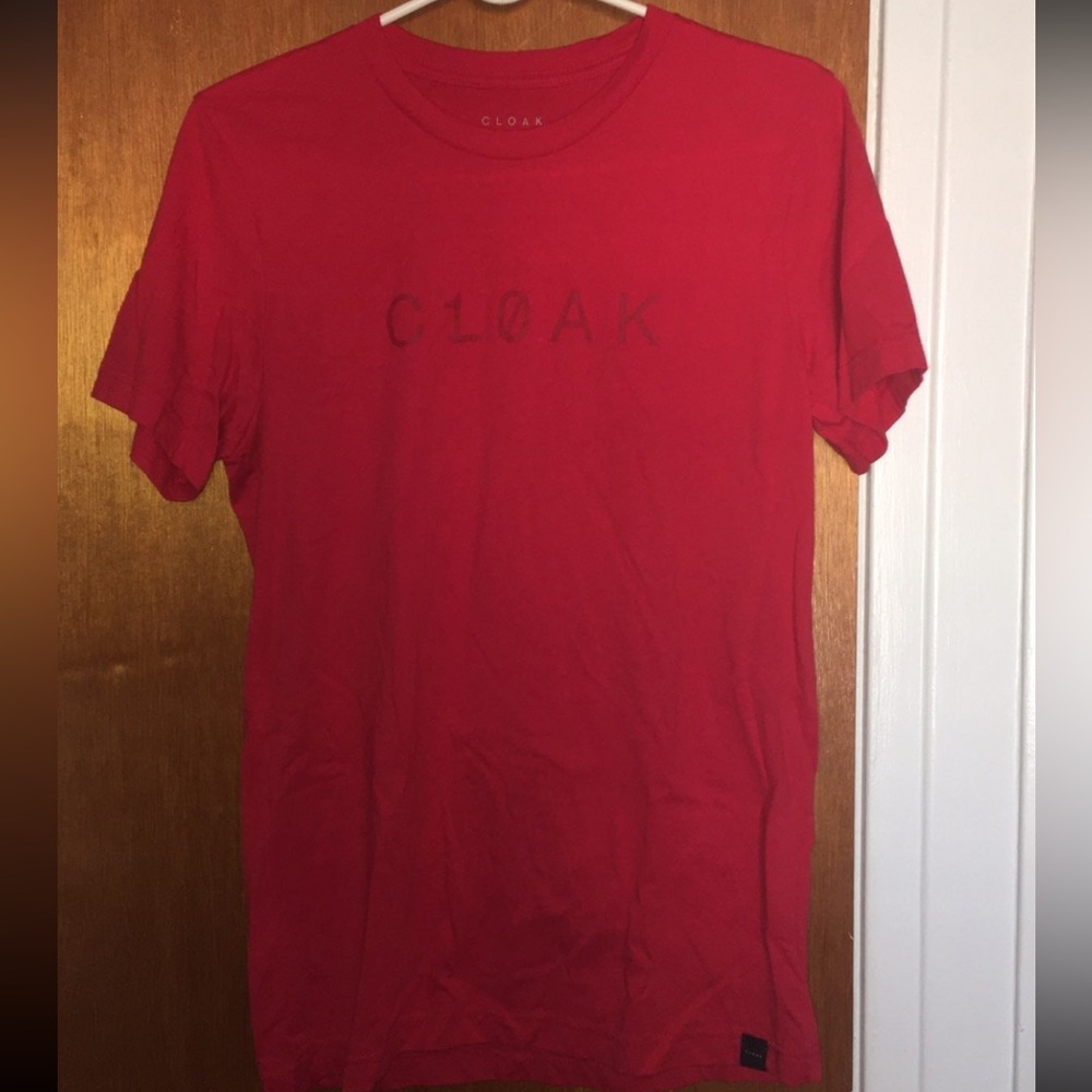 Red Tee by Cloak (M)